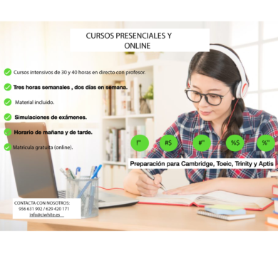 Cursos presenciales y On-line